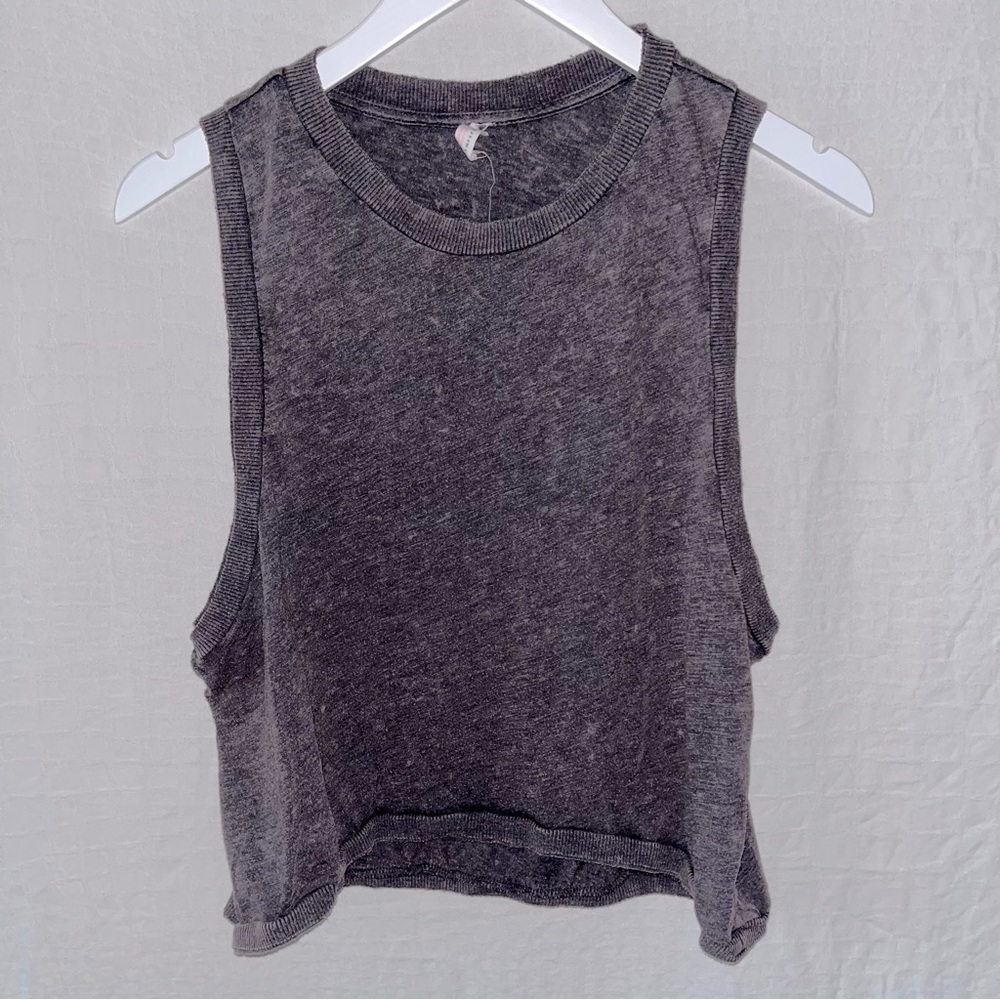 Gray Free People Love Tank
